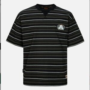 Evisu Badges and Brushstroke Daicock Print Loose Fit T-shirt